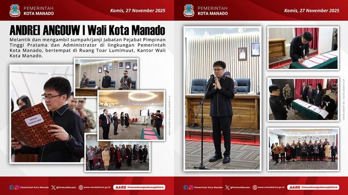 Daftar 4 Pejabat Pemkot Manado yang Baru Dilantik Wali Kota Andrei Angouw, Figur-Figur Berprestasi