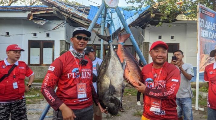 47 Tim Ikut Lomba Mancing di Likupang dan Biaro Sulawesi Utara, Hasil Tangkapan Langsung Ditimbang