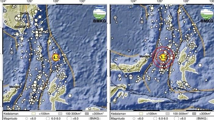 Pagi Ini Sabtu 11 April 2026, Dua Wilayah di Sulawesi Utara Diguncang Gempa: Bitung dan Melonguane