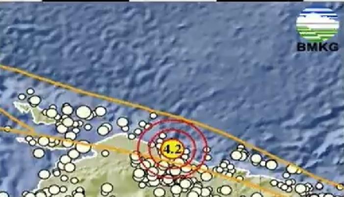 Gempa Bumi Guncang Papua Kamis 4 Desember 2025, Gempanya Baru Saja Terjadi Malam Ini Simak Info BMKG