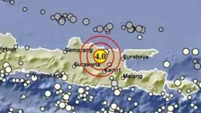 Gempa Terkini Guncang Bojonegoro Jatim Senin 12 Juni 2023, Info BMKG Magnitudo 4,0 SR