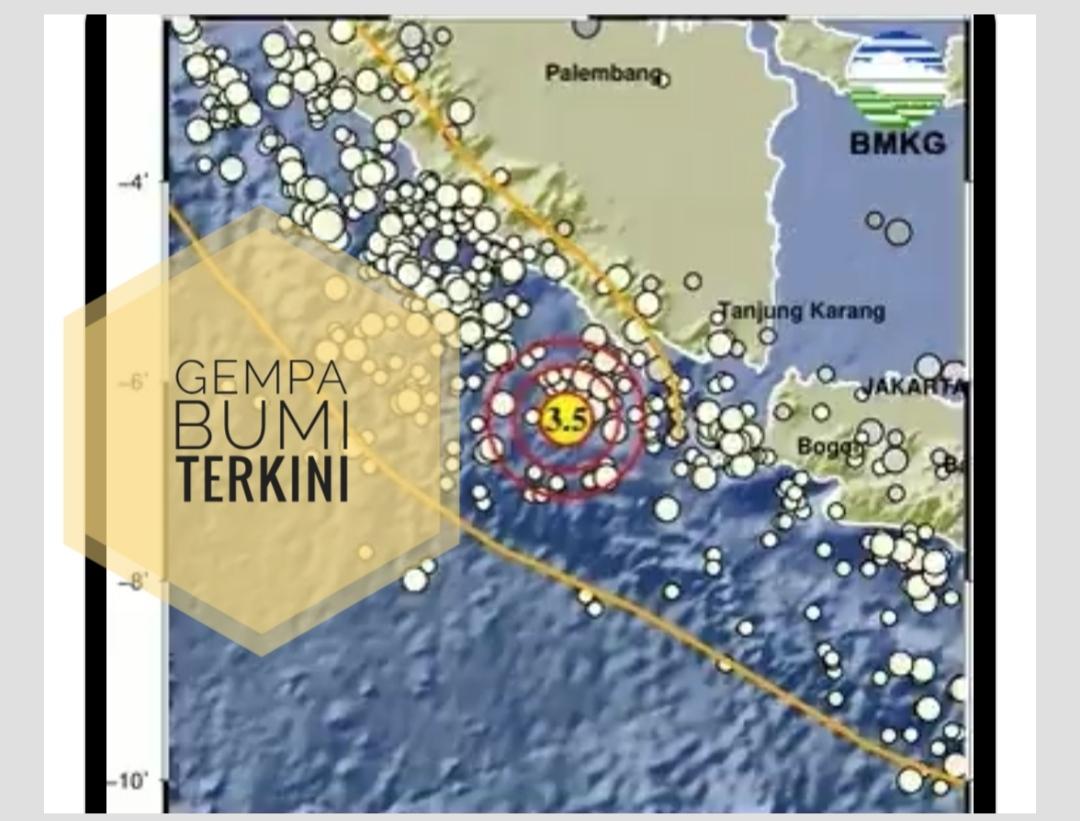 Gempa Hari Ini di Lampung, Info BMKG Terkini Kamis 27 Juli 2023, Kedalaman 10 Km