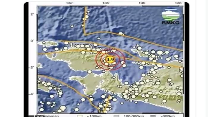 Gempa Terkini Malam Ini Minggu 12 Februari 2023, Baru Saja Guncang di Laut, Info BMKG Magnitudonya