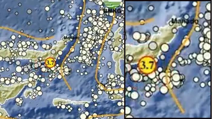 Info BMKG : Gempa Bumi Terjadi di Sulawesi Utara Minggu 13 Agustus 2023, Cek Lokasinya