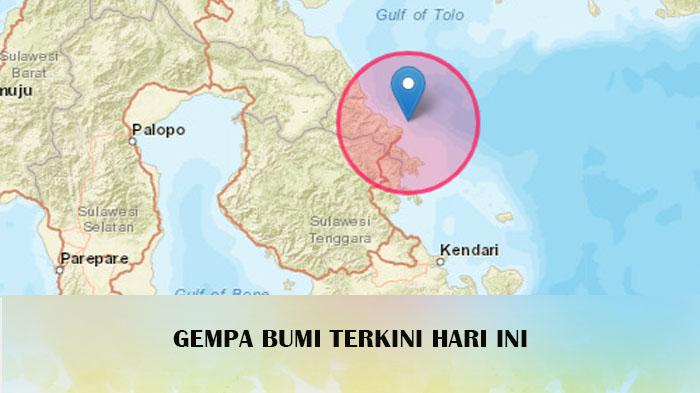 Gempa Hari Ini, Info BMKG Terkini Rabu 28 Juni 2023, Guncang Laut Morowali, Berikut Rinciannya