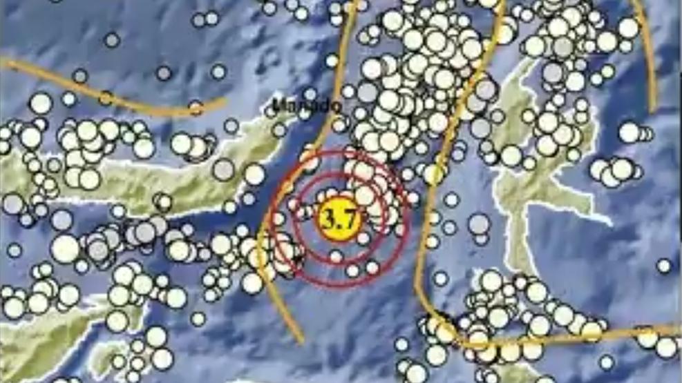 Gempa Terkini di Sulut Malam Ini Sabtu 18 April 2026, Info BMKG Magnitudo dan Lokasinya