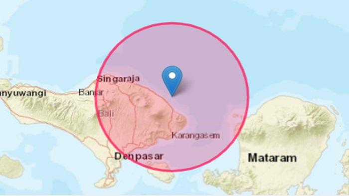 Gempa Guncang Bali Sore Ini Kamis 15 Desember 2022, Baru Saja Guncang Laut, Info BMKG Magnitudonya