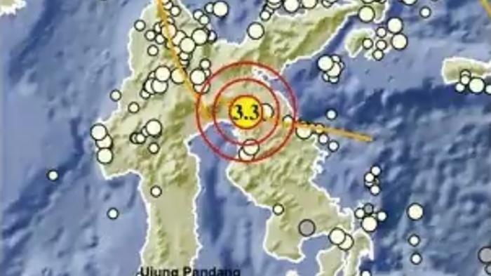 Gempa Terkini di Sulawesi Selatan Malam Ini Senin 20 April 2026, Berikut Info BMKG