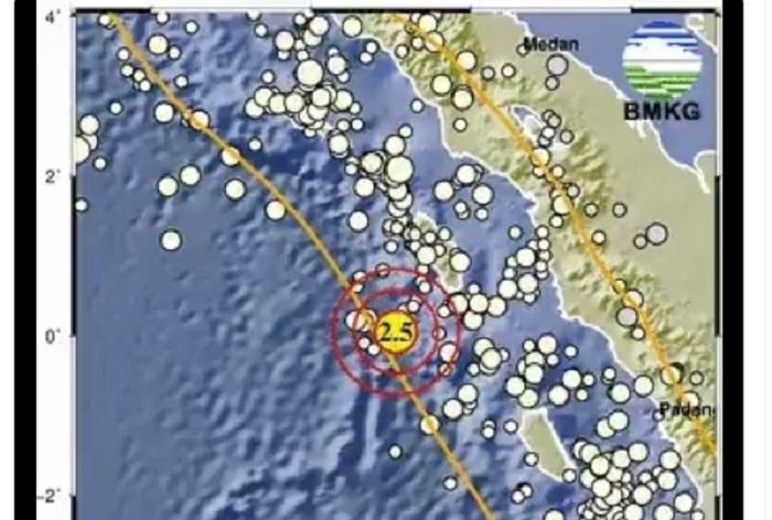 Gempa di Sumut, Info BMKG Terkini Selasa 4 Juli 2023, Cek Info Lengkap, Magnitudo dan Titik Pusat