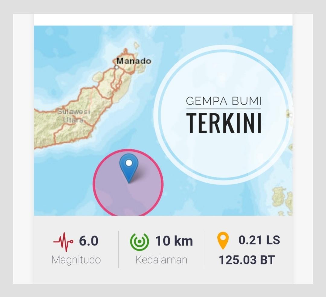 Ini Penyebab Sulawesi Utara Sering Diguncang Gempa