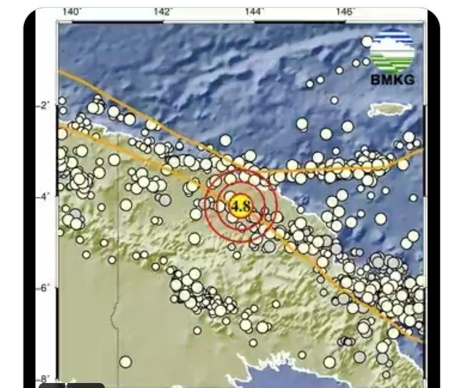 Pukul 09.29 Wita Wilayah Papua Diguncang Gempa Bumi, Info BMKG Jumat 2 Juni 2023
