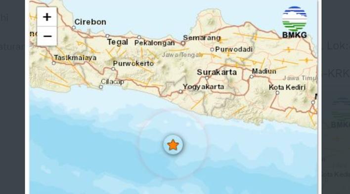 Gempa di Laut Yogyakarta Sabtu 17 Desember 2022, Berikut Info Terkini BMKG Magnitudonya