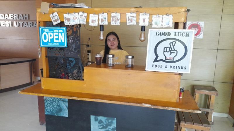 Good Luck Cafe di Kopergub Kantor Gubernur Sulut, Kian Eksis di Tengah Banyaknya Pesaing