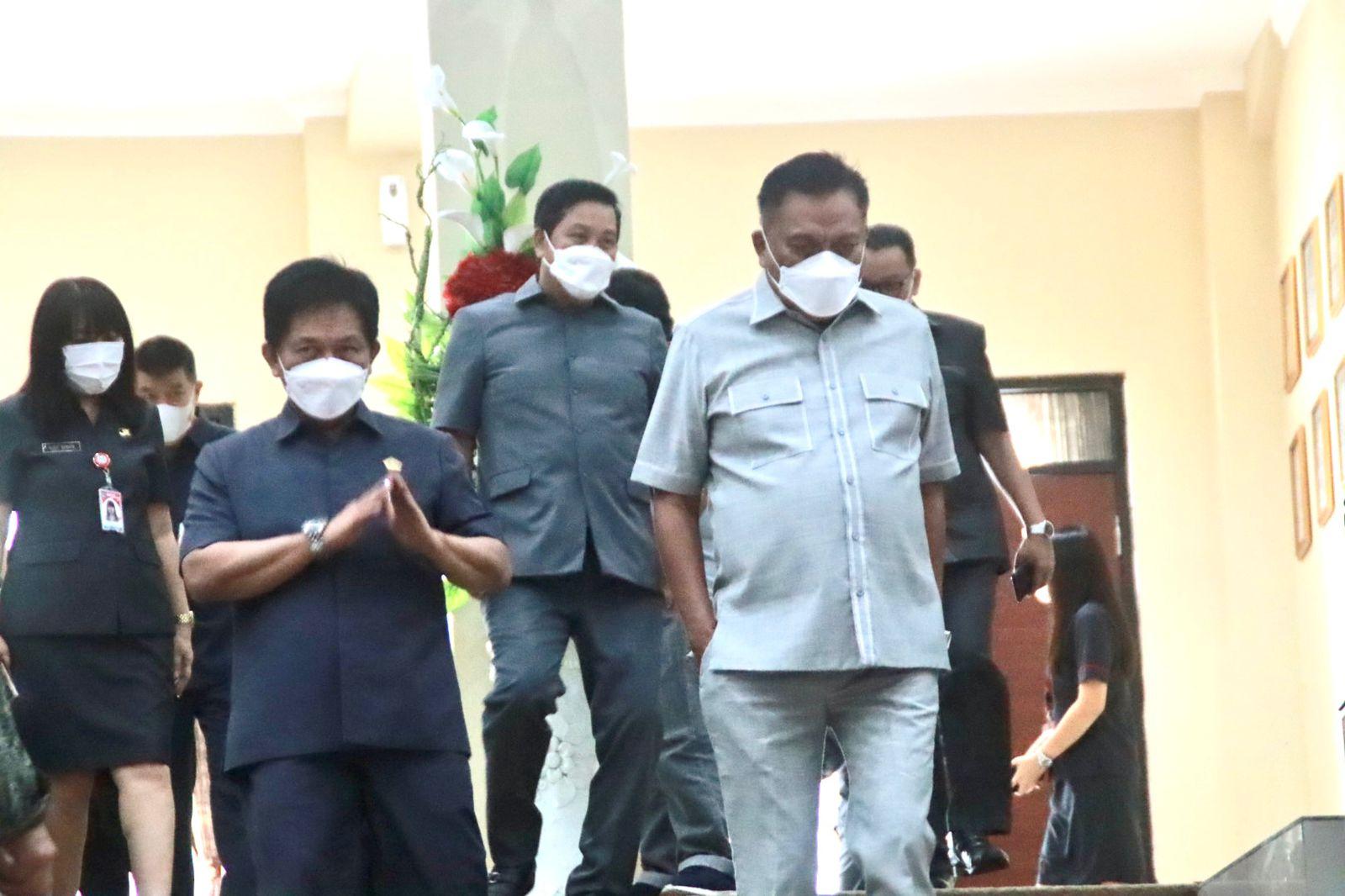 Gubernur Sulut Olly Dondokambey Ajukan Rancangan Perda RIRPAR 2022-2025