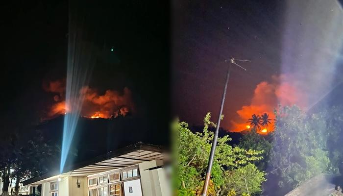 Breaking News: Gunung Api Karangetang di Kabupaten Kepulauan Sitaro Erupsi - Tribunmanado.co.id