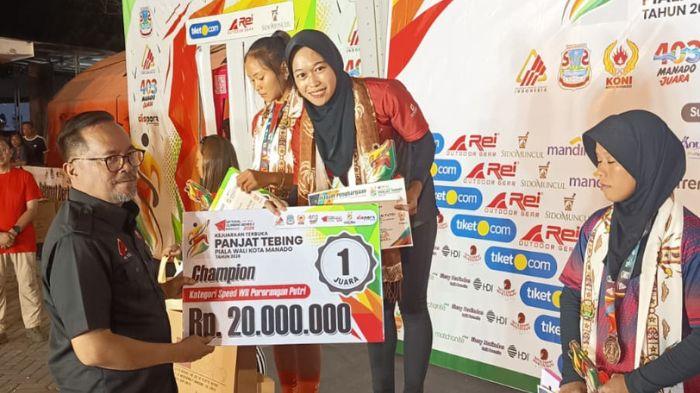 Daftar Lengkap Pemenang Kejuaraan Terbuka Panjat Tebing Piala Wali Kota Manado 2026 - Tribunmanado.co.id