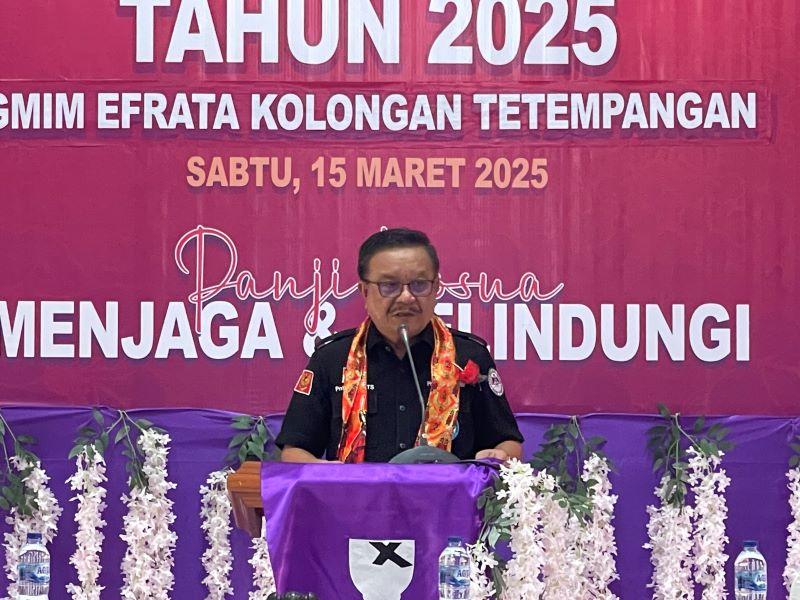 Panglima Tertinggi Panji Yosua P/KB Sinode GMIM Maurits Mantiri Peringatkan Jangan Keluar Jalur