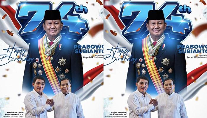 Dirgahayu Presiden! Janji Gubernur YSK: Sulut Siap Dukung Penuh Langkah Strategis Prabowo