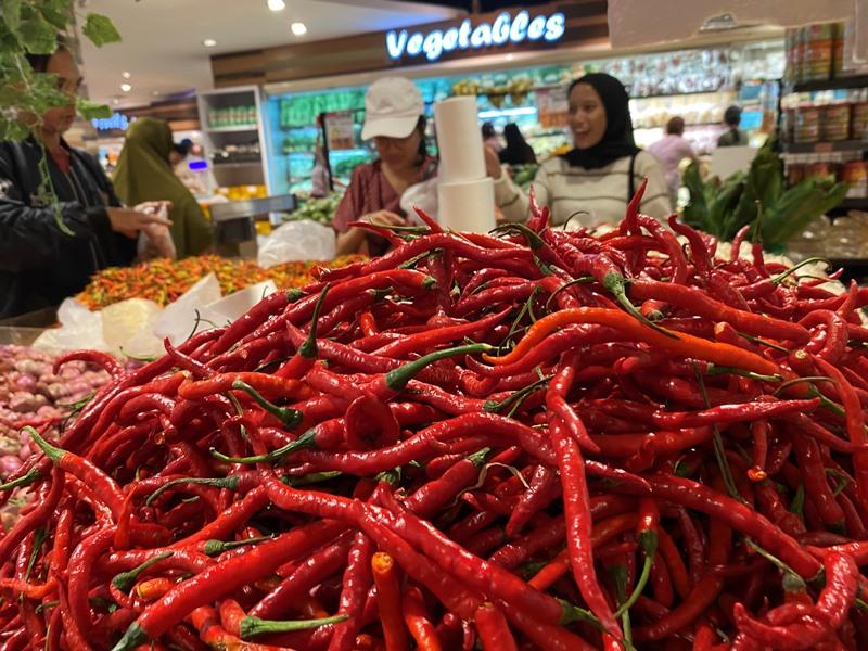 Harga Cabai Keriting di Pasar Swalayan Manado Sulawesi Utara Kembali Naik