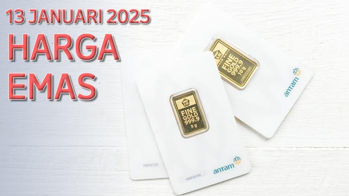 Harga Emas Terbaru Senin 13 Januari 2025, Dijual Segini
