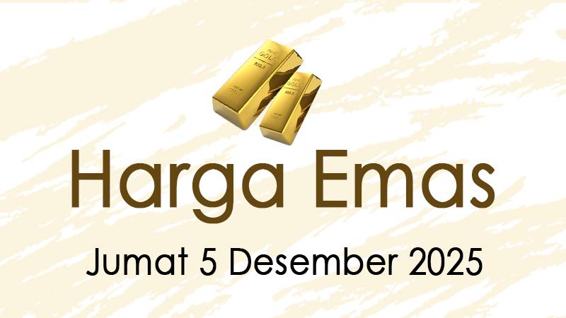 Harga Emas Pegadaian Turun Jumat 5 Desember 2025, per Gram Dijual Segini