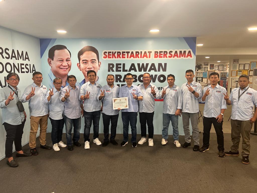 Dipimpin Aditya Anugerah Moha, Relawan Bogani Sulawesi Utara Masuk TKN Prabowo - Gibran