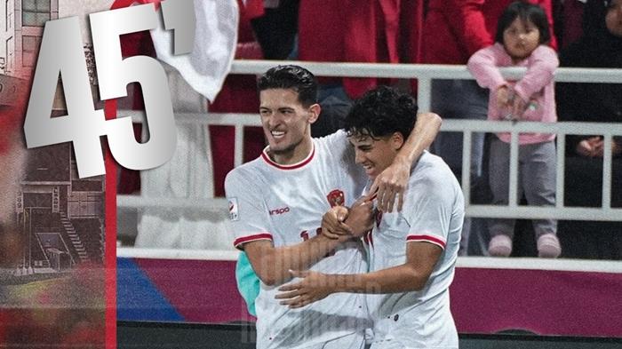 Hasil Babak Pertama Indonesia vs Korea Selatan, Struick Cetak 2 Gol, Timnas Garuda Muda Unggul