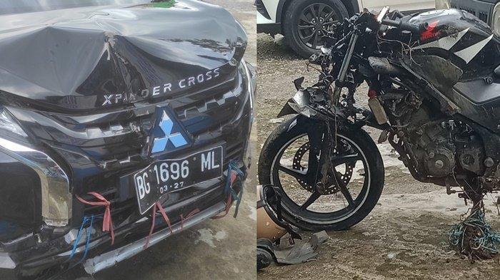 Kecelakaan Maut Pukul 09.30 WIB, 1 Tewas Seusai 2 ASN Alami Tabrakan, Mobil Xpander Tabrak Motor CBR