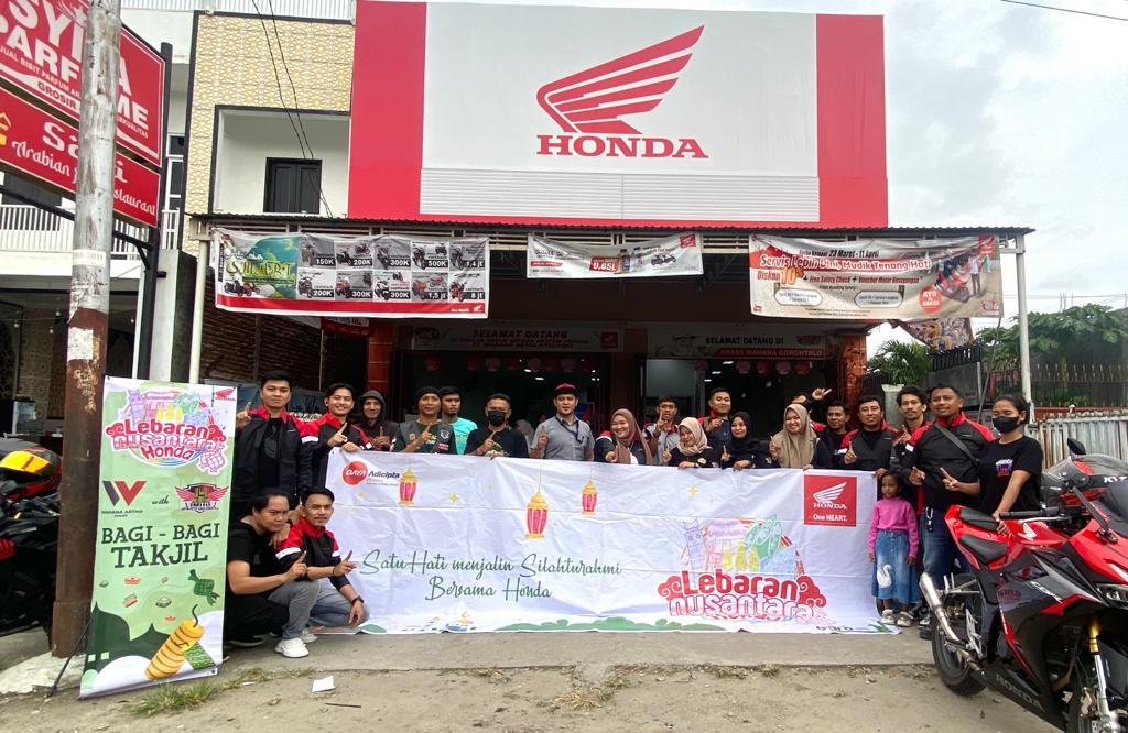 NgabubuRIDE Honda DAW di Gorontalo, Bagi Takjil, City Rolling dan Bakti Sosial ke Panti Asuhan