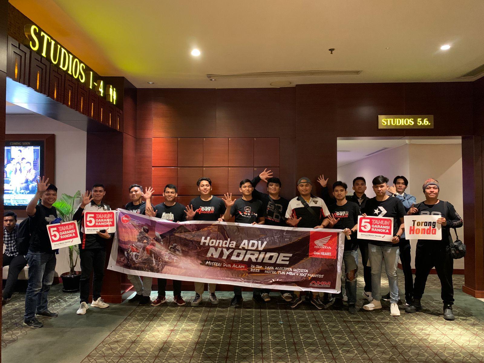 DAW Apresiasi Bikers dengan NyoRIDE Bareng Komunitas Honda ADV