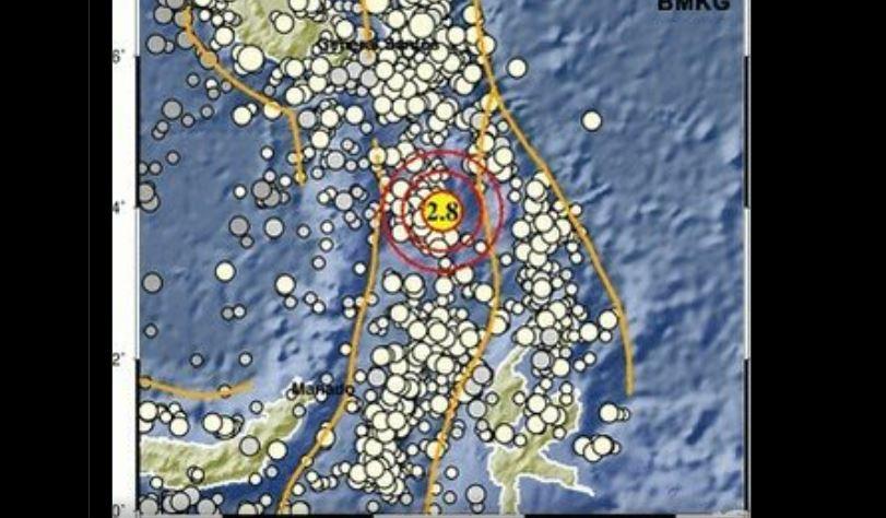 Terjadi Gempa Bumi di Melonguane Sulawesi Utara pada Dini Hari, Kamis 9 Juli 2026 - Tribunmanado.co.id