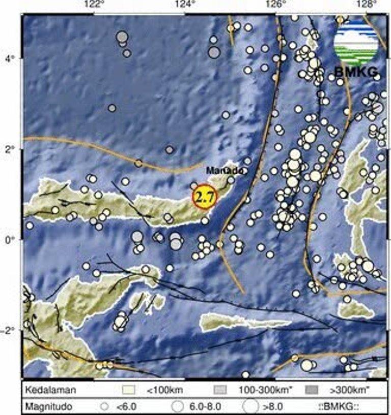 Terjadi Gempa Bumi di Kotamobagu Sulawesi Utara pada Pagi Ini, Kamis 8 Juli 2026 - Tribunmanado.co.id