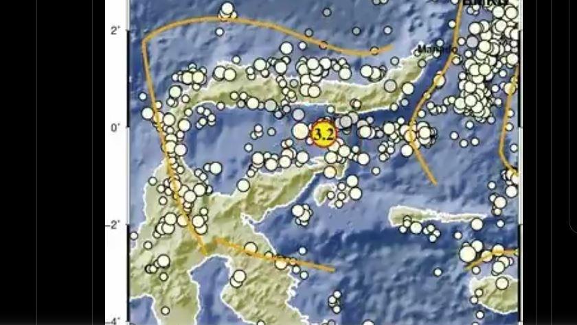 BMKG Mendeteksi Gempa Bumi di Bone Bolango Gorontalo, Senin 20 April 2026 Dini Hari