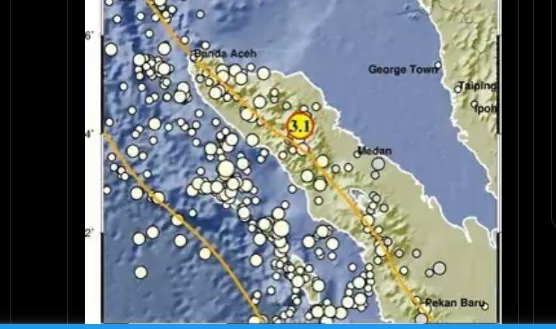 Info BMKG: Gempa Bumi di Gayo Lues Aceh, Terjadi Pukul 13:22 WIB, Minggu 19 April 2026