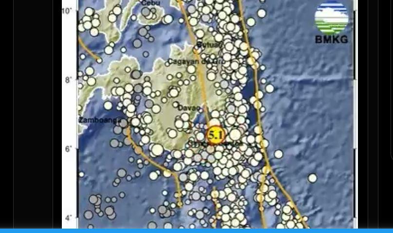 BMKG Mendeteksi Adanya Gempa Bumi di Melonguane Sulawesi Utara, Sabtu 18 April 202