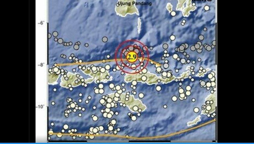 Gempa Berkekuatan Magnitudo 2,9 Terjadi di Timur Laut Labuan Bajo NTT, Kedalaman 276 Kilometer - Tribunmanado.co.id