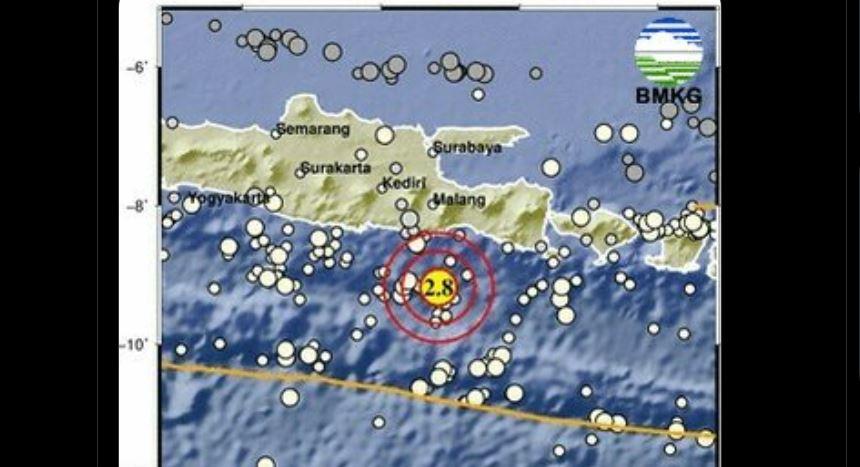 Terjadi Gempa Bumi di Kabupaten Malang Jawa Timur, Kamis 9 Juli 2026 - Tribunmanado.co.id
