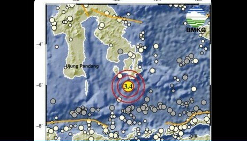 Terjadi Gempa Bumi di Buton Selatan Sulawesi Tenggara, Sabtu 11 Juli 2026 - Tribunmanado.co.id