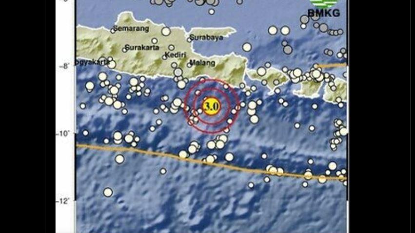 BMKG Deteksi Adanya Gempa Bumi di Jember Jawa Timur, Minggu 12 Juli 2026 - Tribunmanado.co.id