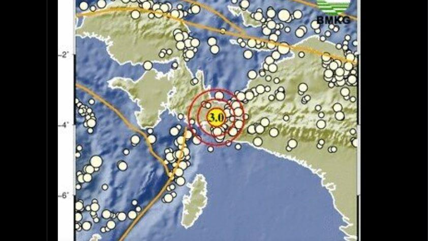 Terjadi Gempa Bumi di Nabire Papua, Minggu 12 Juli 2026, Kedalaman Gempa 10 Kilometer - Tribunmanado.co.id