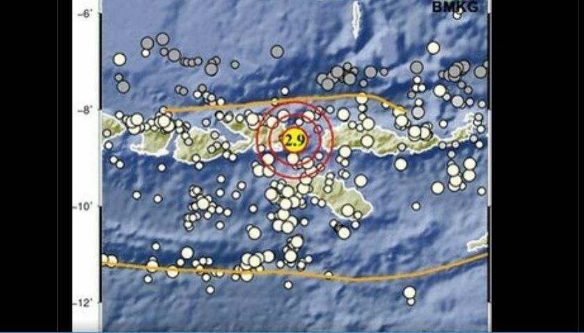 Terjadi Gempa Bumi di Tenggara Kota Bima Nusa Tenggara Barat Pagi Ini, Kamis 9 Juli 2026 - Tribunmanado.co.id