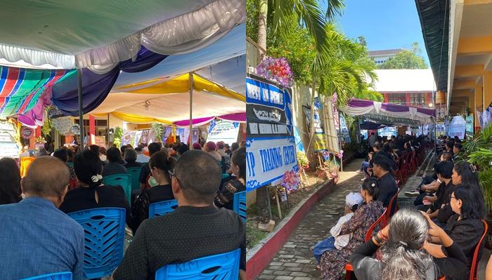 Ratusan Pelayat Hadiri Ibadah Pemakaman Serda Hasy Kaunang di Tanjung Batu Manado Sulawesi Utara