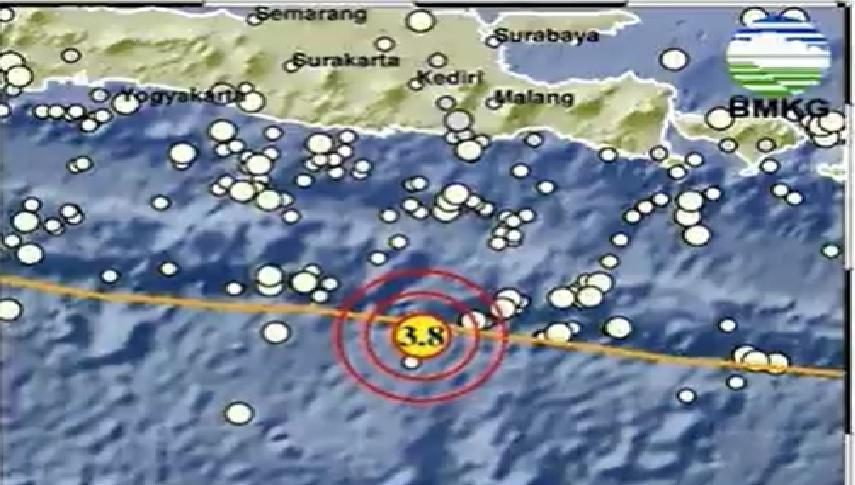 Gempa Bumi Guncang Jawa Timur Sabtu 18 April 2026, Gempanya Baru Saja Terjadi Malam Ini