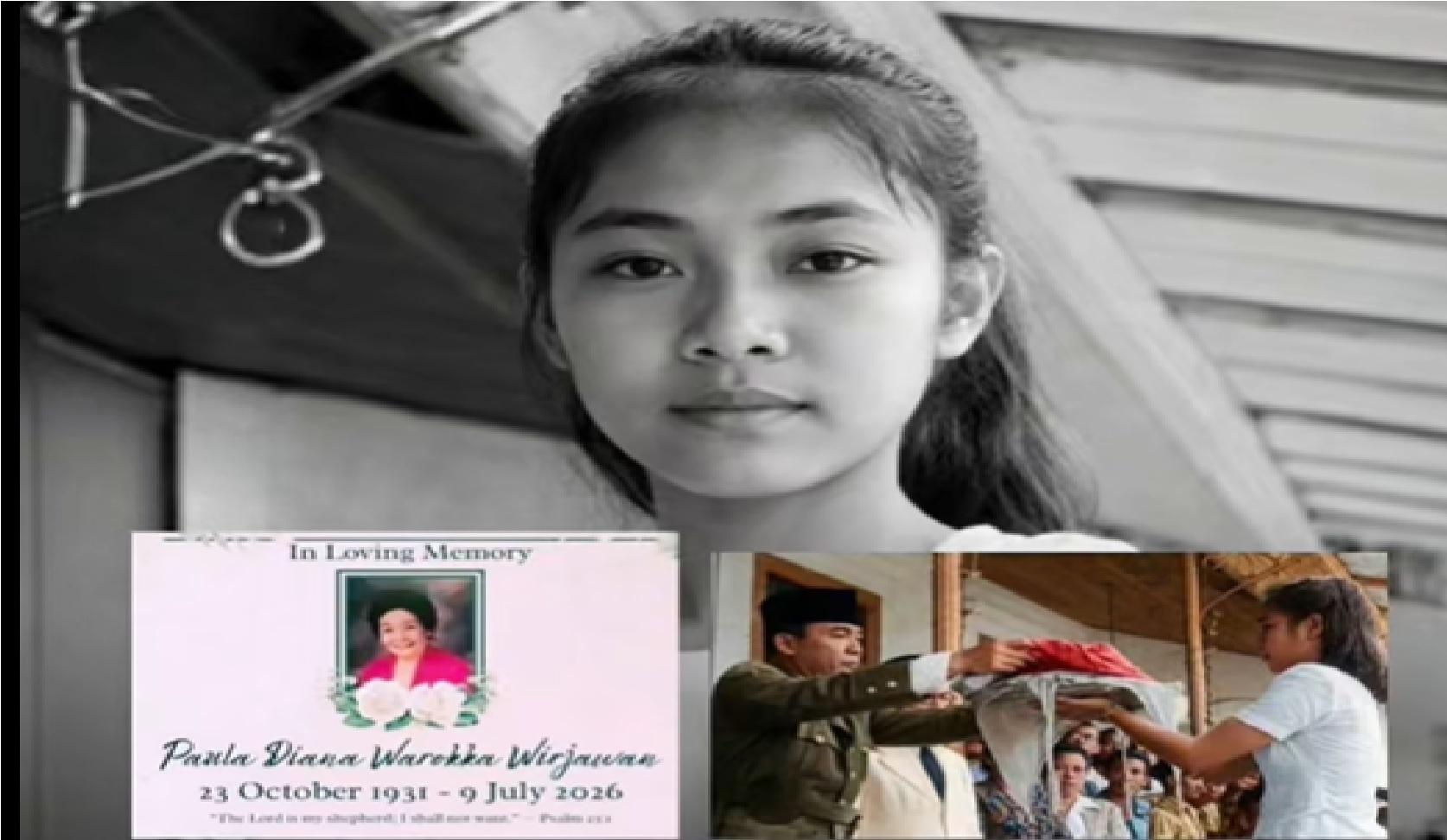 Sosok Paula Diana Warokka, Putri Minahasa Sulut Pengibar Merah Putih yang Kini Berpulang - Tribunmanado.co.id