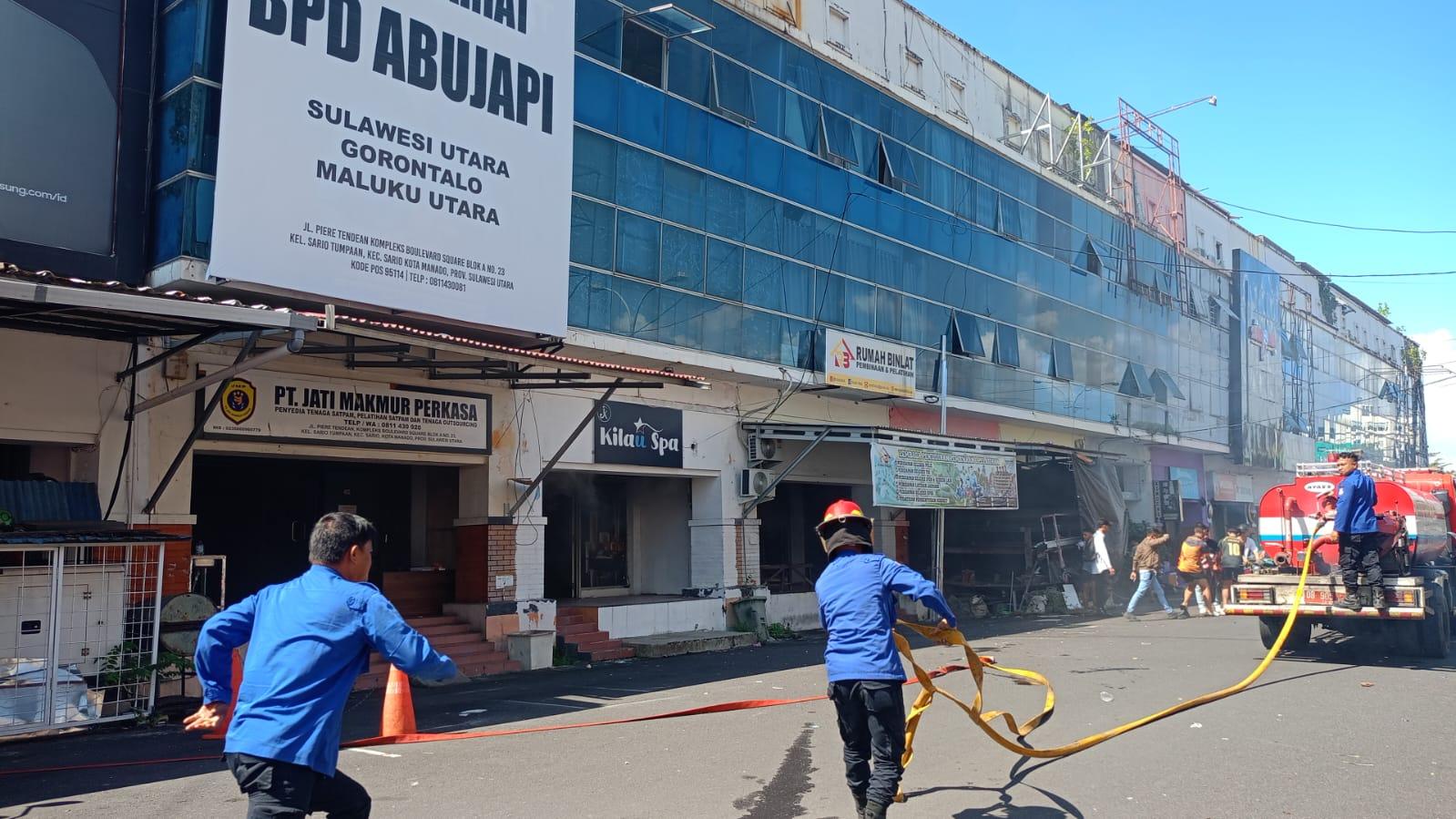 Kebakaran Toko di Sario Manado Berhasil Dipadamkan, Tak Ada Korban Jiwa