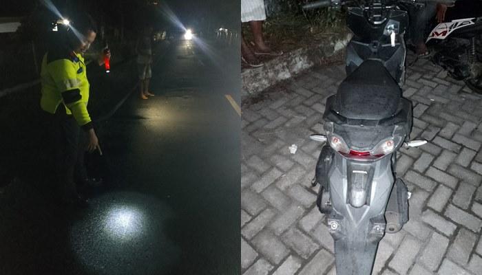 Seorang Pelajar Tabrak Pejalan Kaki di Depan Kantor Camat Tahuna Barat Sangihe, Korban Patah Kaki - Tribunmanado.co.id