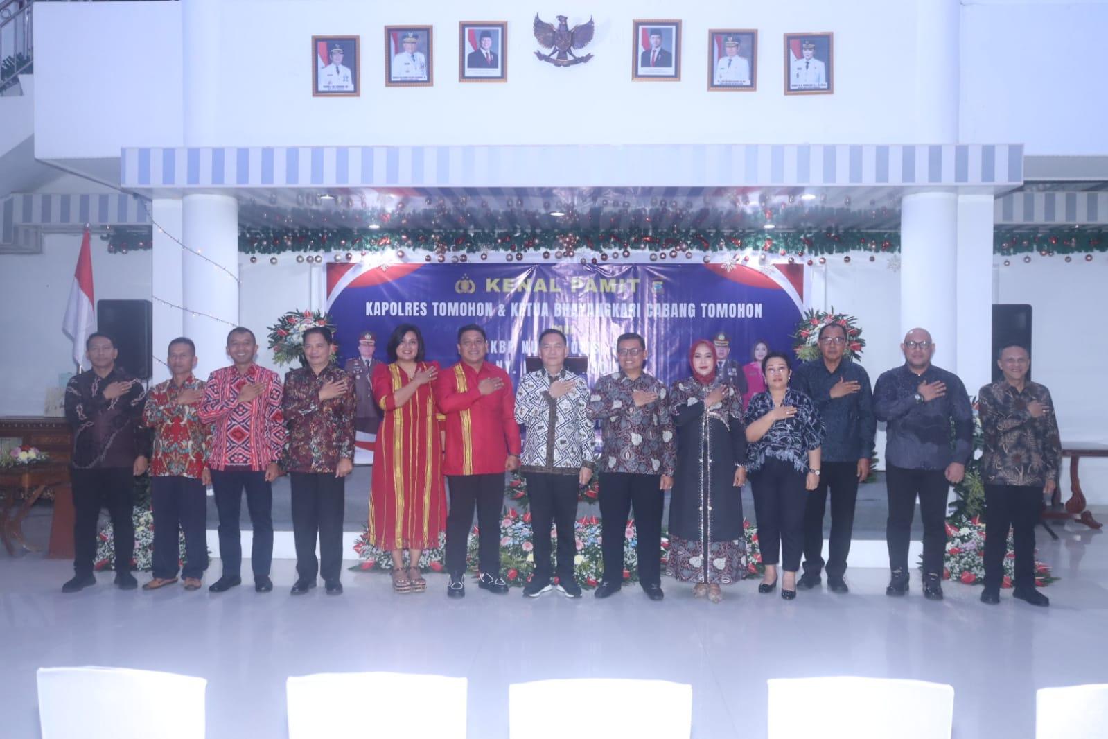 Caroll Senduk Ucapkan Selamat Bertugas untuk Kapolres Tomohon yang Baru, Apresiasi AKBP Nur Kholis - Tribunmanado.co.id