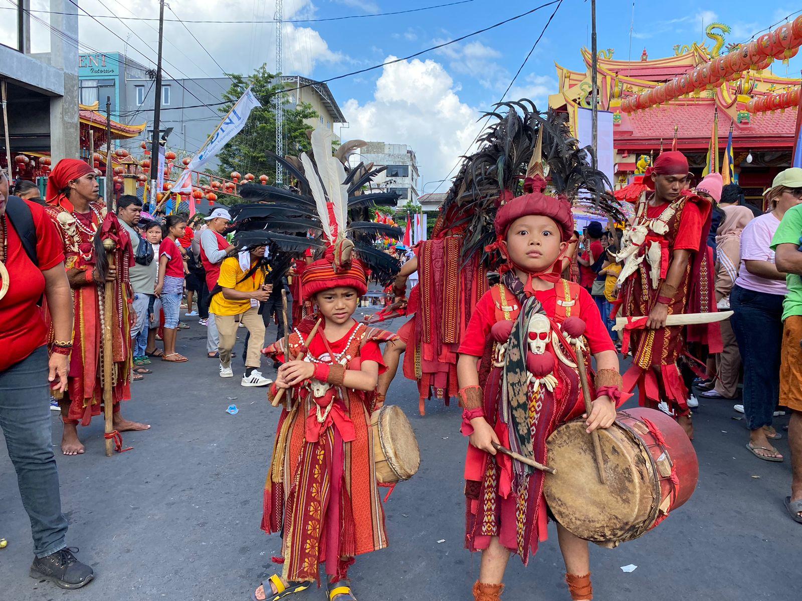 Kabasaran Cilik Meriahkan Perayaan Cap Go Meh di Manado Sulawesi Utara