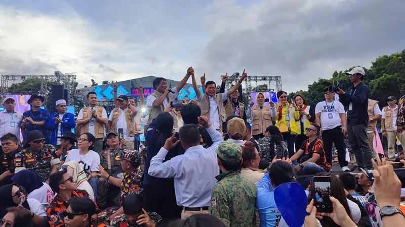 Hadir di Kampanye Akbar YSK - Victor, CEP - MEP Buktikan Partai Golkar All Out di Pilgub Sulut