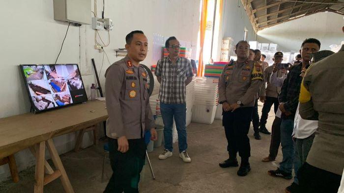 Kapolres Bitung AKBP Albert Zai Cek CCTV di Gudang Logistik KPU, Ini Tujuannya